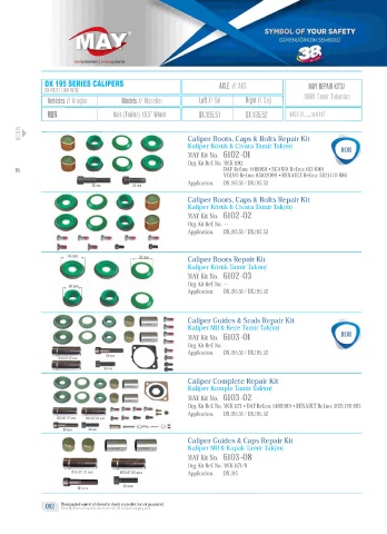 Catalogs auto parts for car and truck