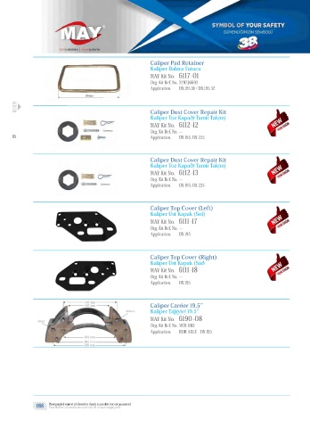 Catalogs auto parts for car and truck