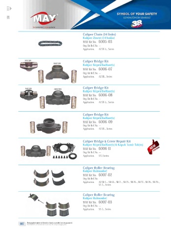 Catalogs auto parts for car and truck