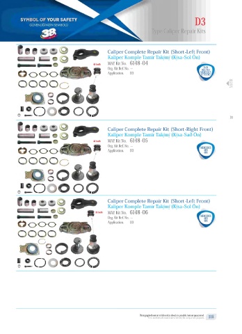 Catalogs auto parts for car and truck