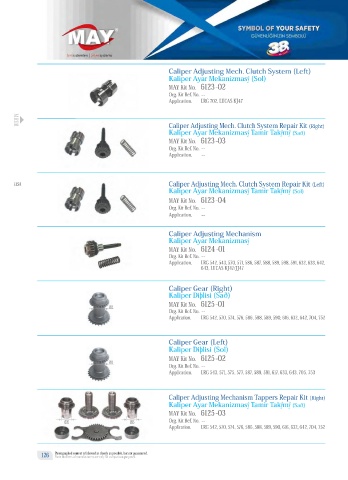 Catalogs auto parts for car and truck