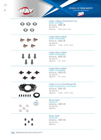 Catalogs auto parts for car and truck