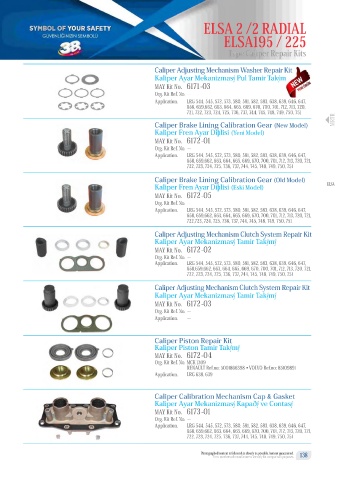 Catalogs auto parts for car and truck