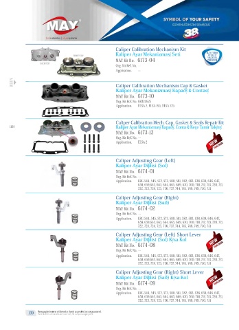 Catalogs auto parts for car and truck