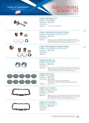 Catalogs auto parts for car and truck