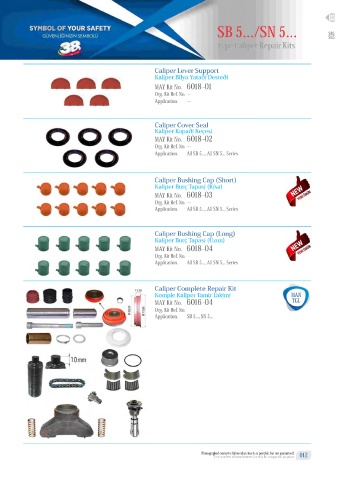 Catalogs auto parts for car and truck