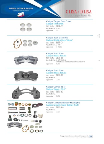 Catalogs auto parts for car and truck