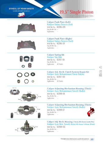 Catalogs auto parts for car and truck