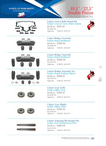 Catalogs auto parts for car and truck