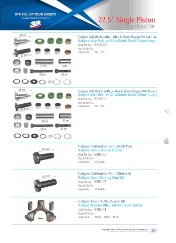 Catalogs auto parts for car and truck