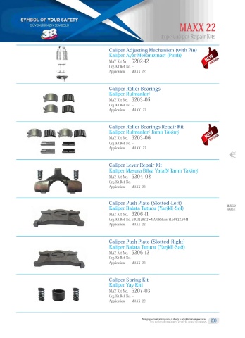 Catalogs auto parts for car and truck