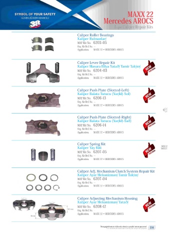 Catalogs auto parts for car and truck