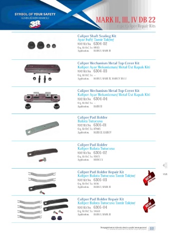 Catalogs auto parts for car and truck