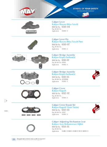 Catalogs auto parts for car and truck