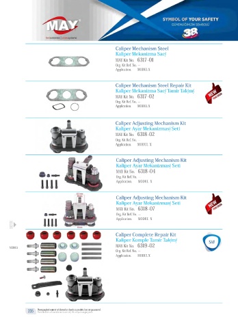 Catalogs auto parts for car and truck