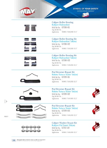 Catalogs auto parts for car and truck