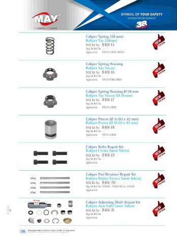 Catalogs auto parts for car and truck