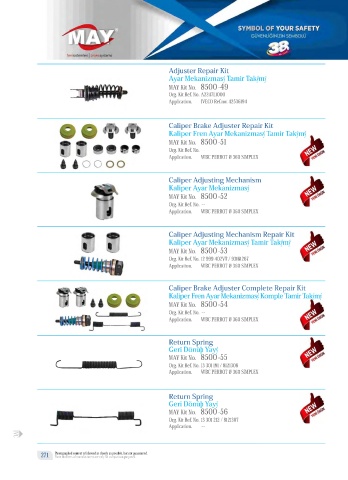 Catalogs auto parts for car and truck