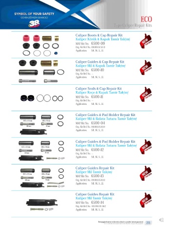 Catalogs auto parts for car and truck