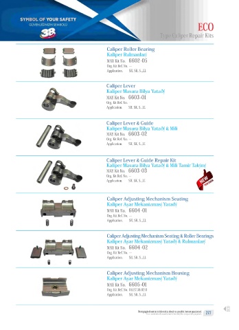 Catalogs auto parts for car and truck