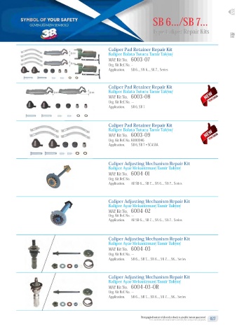 Catalogs auto parts for car and truck