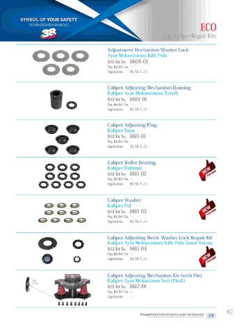 Catalogs auto parts for car and truck