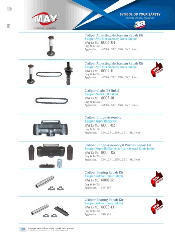 Catalogs auto parts for car and truck