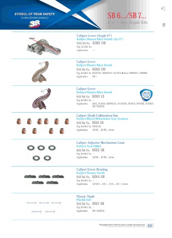 Catalogs auto parts for car and truck