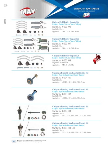 Catalogs auto parts for car and truck