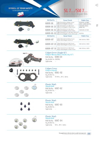 Catalogs auto parts for car and truck