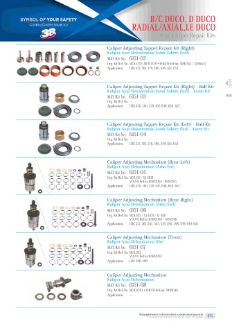 Catalogs auto parts for car and truck