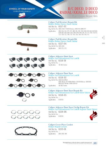 Catalogs auto parts for car and truck