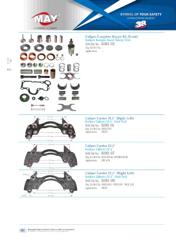 Catalogs auto parts for car and truck