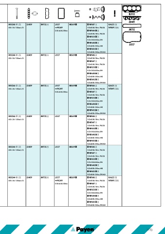 Catalogs auto parts for car and truck