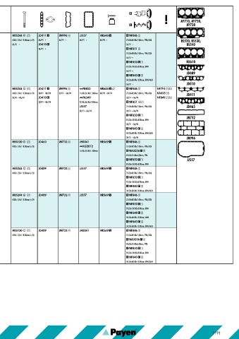 Catalogs auto parts for car and truck