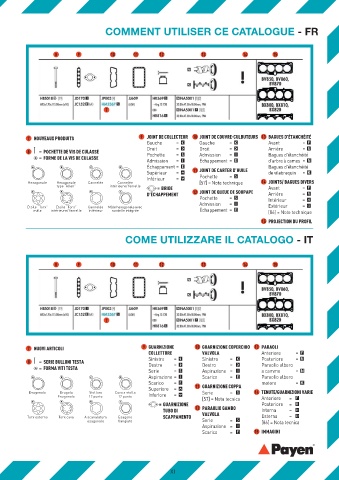 Catalogs auto parts for car and truck