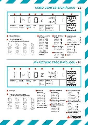 Catalogs auto parts for car and truck