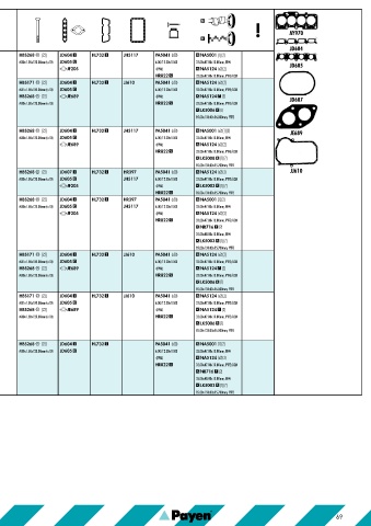 Catalogs auto parts for car and truck