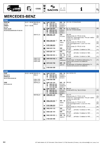 Catalogs auto parts for car and truck