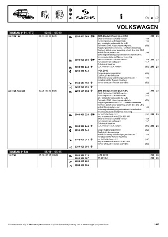 Catalogs auto parts for car and truck