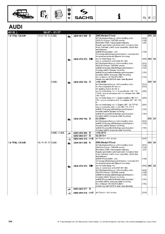 Catalogs auto parts for car and truck