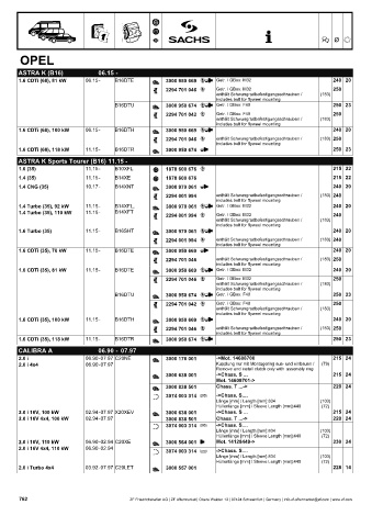 Catalogs auto parts for car and truck