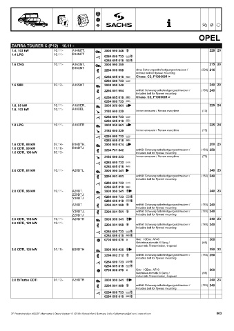 Catalogs auto parts for car and truck