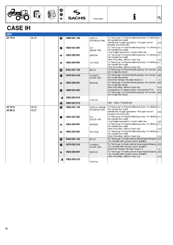 Catalogs auto parts for car and truck