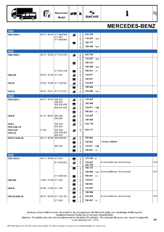 Catalogs auto parts for car and truck