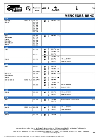 Catalogs auto parts for car and truck