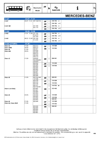 Catalogs auto parts for car and truck