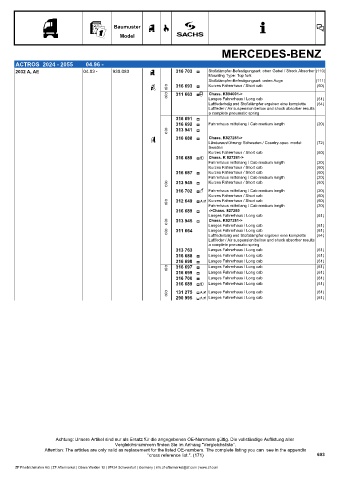 Catalogs auto parts for car and truck