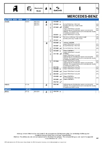 Catalogs auto parts for car and truck