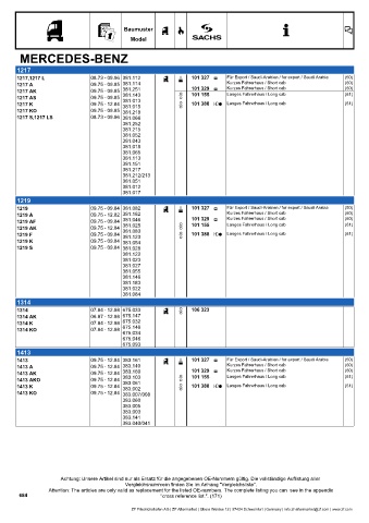 Catalogs auto parts for car and truck